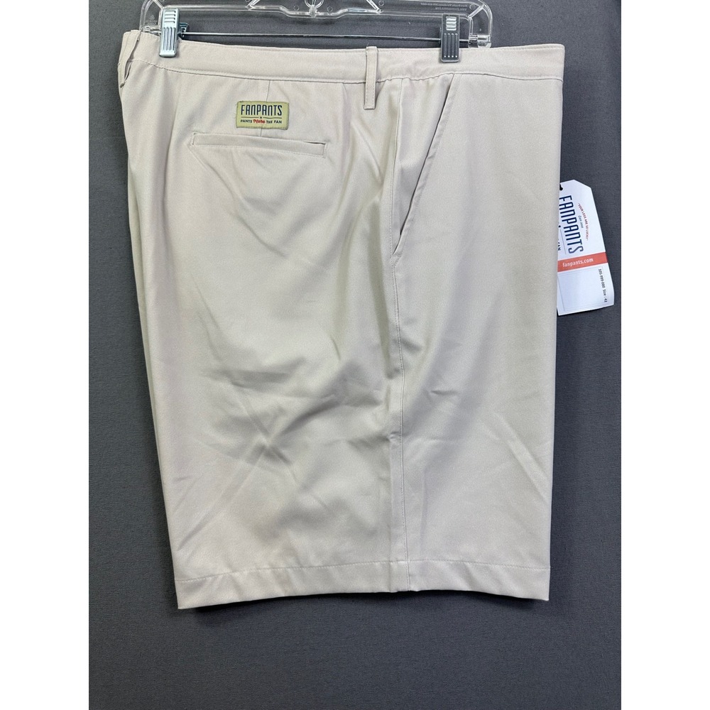 Fanpants Men's Khaki Chino Shorts Size 42 Tan‎ Casual Golf Straight Leg NWT